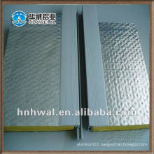 Orange peel embossed aluminum foil for PU insulation panels
